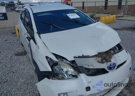 2011 Toyota Prius Two from USA, damaged, VIN JTDKN3DU0B0276786